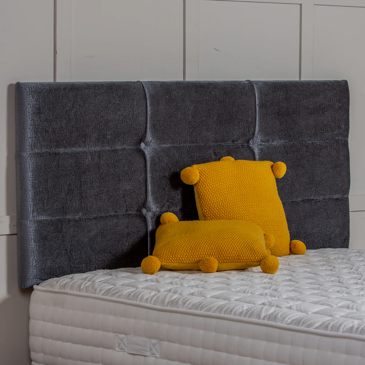 Marbella Divan Bed Set with Headboard UK - Side view of premium divan from Newcastle Beds UK